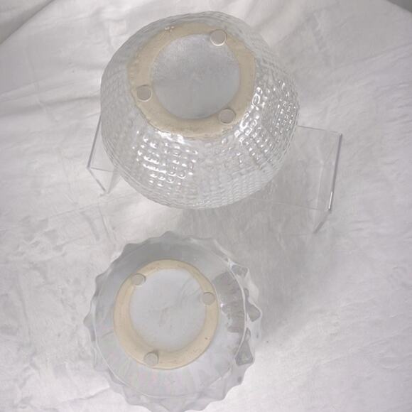 Set of Reflective Glossy Pearl Textured Vases Pottery Minimalist Neutral Decor - Picture 6 of 12